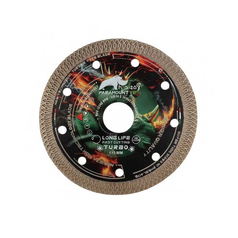 صفحه برش سرامیک هنزا مدل 115mm turbo سایز 115 میلی‌متر